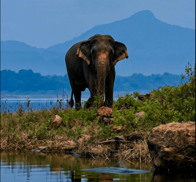 Elephants in Wilpattu National Park